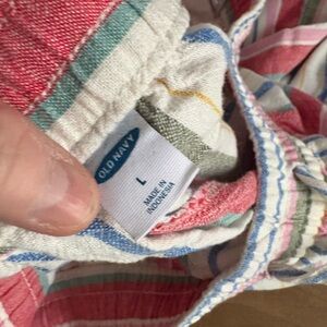 Old Navy Multicolor Striped Shirt